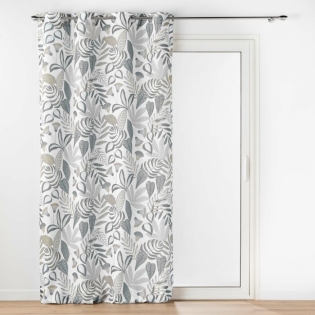 Rideau a oeillets grande hauteur 140 x 280 cm polyester iprimé Tilda Blanc sur Mon Linge de Maison Rideau a oeillets grande hauteur 140 x 280 cm polyester iprimé Tilda Blanc