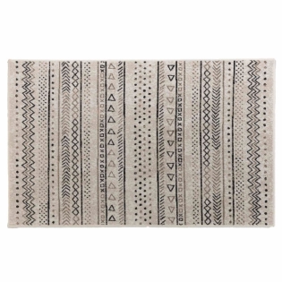Tapis rectangle 68 x 110 cm viscose tissee tallulah Naturel