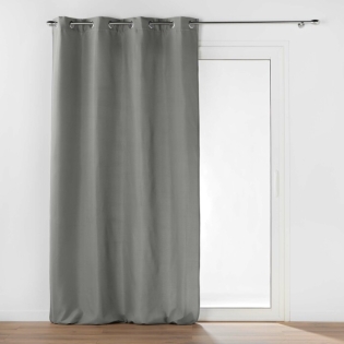 Rideau à Œillets 135 x 260 cm – Tamisant Isolant Thermique – Micropolar Gris