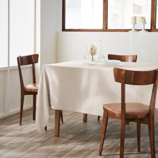 Nappe rectangulaire 150 x 350 cm – Double gaze de coton – Gaïa Pampa sur Mon Linge de Maison Nappe rectangulaire 150 x 350 cm – Double gaze de coton – Gaïa Pampa