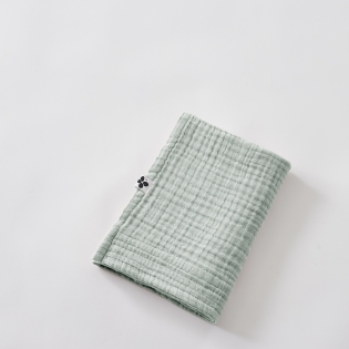 Serviette invité 50 x 90 cm - Quadruple Gaze de Coton 220 g/m² - Gaia Eucalyptus