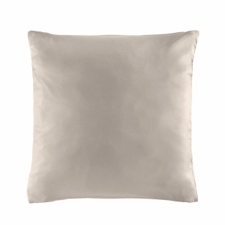 Taie d'oreiller forme sac 63 x 63 cm microfibre unie oscar Naturel sur Mon Linge de Maison Taie d'oreiller forme sac 63 x 63 cm microfibre unie oscar Naturel