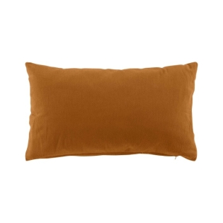 Coussin dehoussable 30 x 50 cm coton/polyester recycle grs twily Camel sur Mon Linge de Maison Coussin dehoussable 30 x 50 cm coton/polyester recycle grs twily Camel