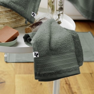 Serviette Invité 30 x 50 cm – Coton Épais 600 g/m² – Garance Romarin sur Mon Linge de Maison Serviette Invité 30 x 50 cm – Coton Épais 600 g/m² – Garance Romarin