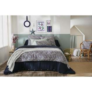 Bout de Lit 90 x 200 cm – Gaze de Coton Imprimée Malia sur Mon Linge de Maison Bout de Lit 90 x 200 cm – Gaze de Coton Imprimée Malia