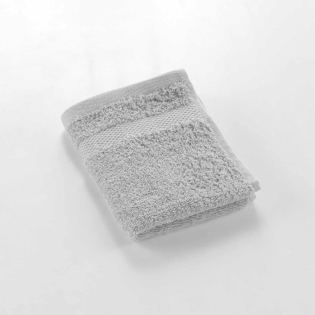 Serviette invité 30 x 50 cm coton éponge unie Élégance Noisette 