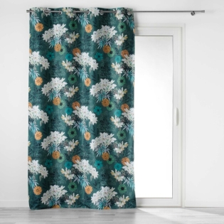 rideau a oeillets 135 x 260 cm 100% occultant/microfibre imp. osaka