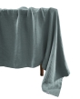 Nappe Rectangle 170 x 350 cm – Lin Lavé Français Luxe Soline - Ardoise