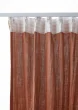 Lot de 2 Rideaux Galon Fronceur double Gaze de coton – Terracotta – 140 x 240 cm