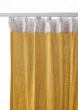 Lot de 2 Rideaux Galon Fronceur double Gaze de coton – Safran – 140 x 240 cm