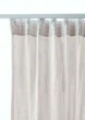 Lot de 2 Rideaux Galon Fronceur double Gaze de coton – Blanc – 140 x 240 cm
