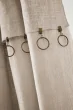 Lot de 2 Rideaux en coton Ajustables Sixtine – Pampa – 140 x 270 cm