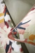 coussin déhoussable avec passepoil 40 x 60 cm gaze de coton imprimée léane