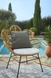 Housse de Coussin extérieur 45x45 cm - Naïa Kaki