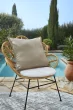 Housse de Coussin extérieur 60 x 60 cm - Naïa Beige sable