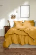 Drap Plat Soline 100% lin lavé – 270 x 300 cm – Miel (Lin Français)