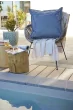 Housse de Coussin d'extérieur 60 x 60 cm – Vickie Bleu