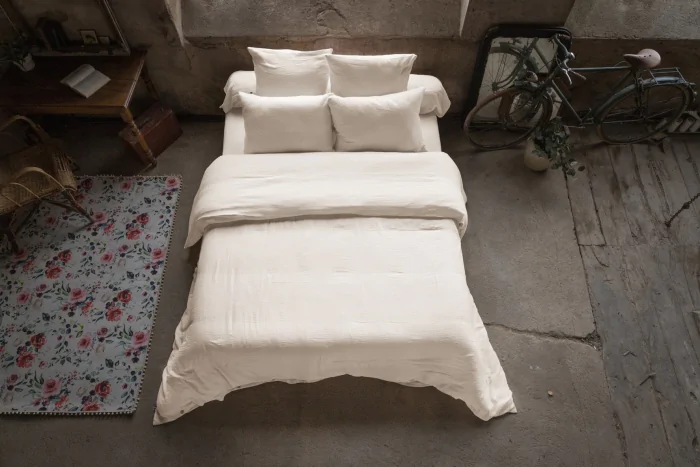 Housse de couette double gaze de coton 260 x 240 cm – Gaia Pampa