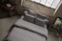 Housse de couette 200 x 200 cm en double gaze de coton – Gris anthracite