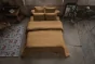 Housse de couette gaze de coton 260 x 240 cm Gaia Camel 