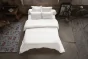 Housse de couette double gaze de coton 260 x 240 cm – Gaia Blanc