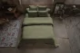 Pack double gaze de coton luxe housse de couette 240 x 220 cm + 2 taies d'oreiller 60 x 60 Romarin