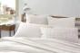 Taie d'oreiller gaze de coton tissée 60 x 60 cm gaïa mix Blanc