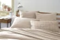 Taie d'oreiller gaze de coton 50 x 70 cm gaïa chic pampa Naturel