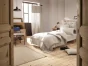 Housse de couette gaze de coton Luxe 140 x 200 cm 1 personne PAMPA