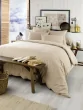 Drap plat 240 x 300 cm flanelle de coton chaude - Candice Sable