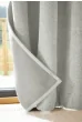 Rideau Occultant Galon Fronceur 140 x 260 cm  Blackout & Polaire Bjorn Eucalyptus