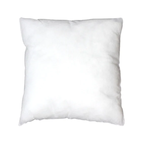 Interieur coussin compr. roule 40 x 40 cm polyester uni grs Blanc