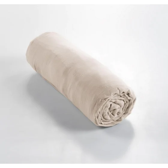 Drap housse gaze de coton Luxe 90 x 190 cm Gaïa Pampa