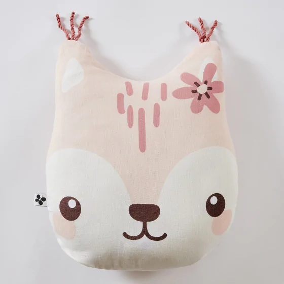 coussin déhoussable 40 x 45 cm gaze de coton tamia