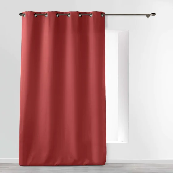  Rideau À Œillets 140 x 260 cm Polyester Uni Essentiel – Grenade