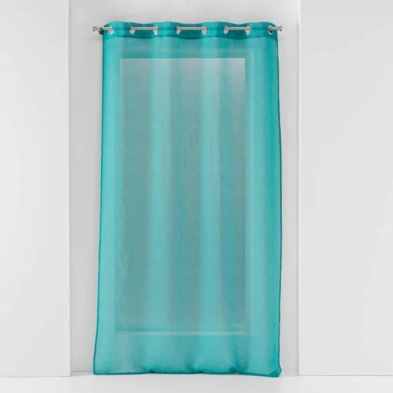 Panneau a oeillets 140 x 280 cm voile sable sandra Bleu