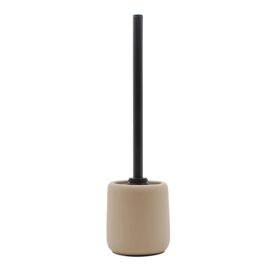 BROSSE WC Ø 10.5 x 38.5 CM CERAMIQUE UNIE SOFT TOUCH CERALIA TAUPE