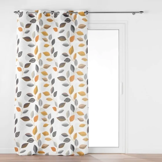 Rideau a oeillets 140 x 280 cm polyester imprimé Vahine