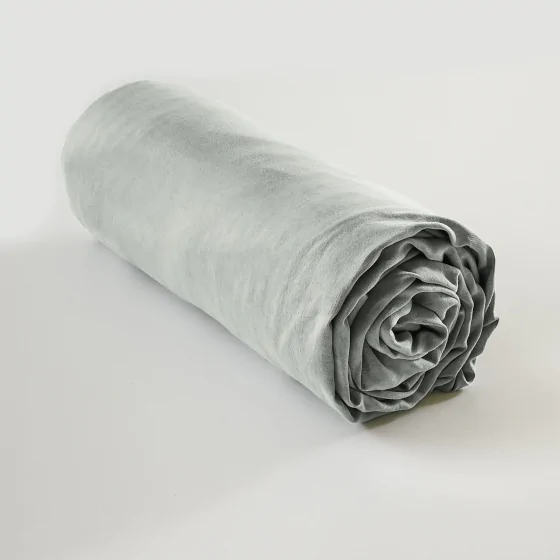 Drap-housse Lysandre 140 x 190 cm – Lichen – 100% Lyocell 135 g/m²