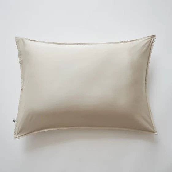 Taie d'oreiller 50 x 70 cm satin de bambou Salomé Naturel