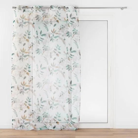 Voilage à Œillets Grande Hauteur - 140 x 280 cm - Voile Sable Imprimé Dilaris