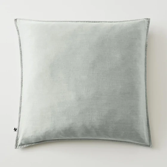taie d'oreiller 63 x 63 cm lyocell uni lysandre lichen