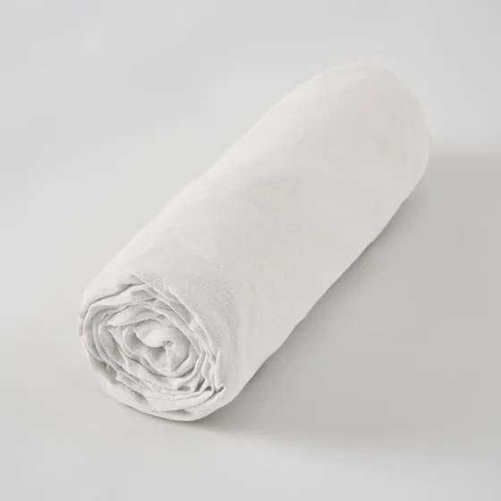 Drap housse 90 x 190 cm coton 57 fils Ambre Pampa