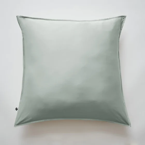 Taie d'oreiller 63 x 63 cm bambou salomé eucalyptus