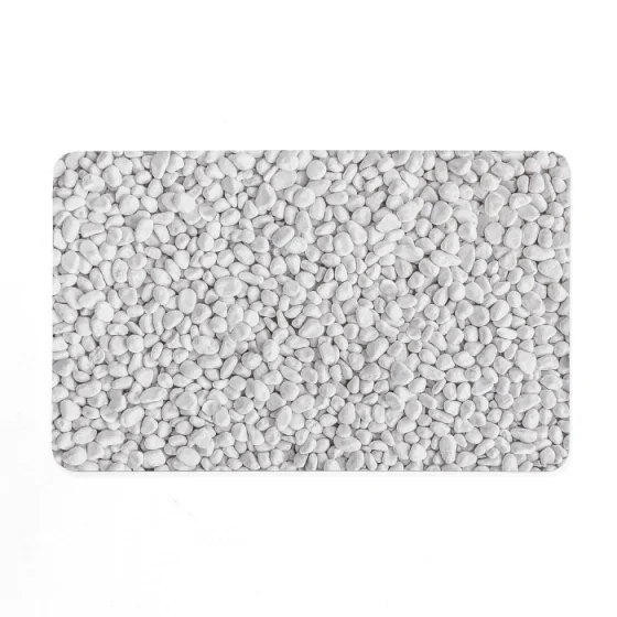 Tapis de bain 50 x 80 cm ultra-absorbant leandra des. place Sans
