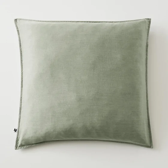 taie d'oreiller 63 x 63 cm lyocell uni lysandre thym