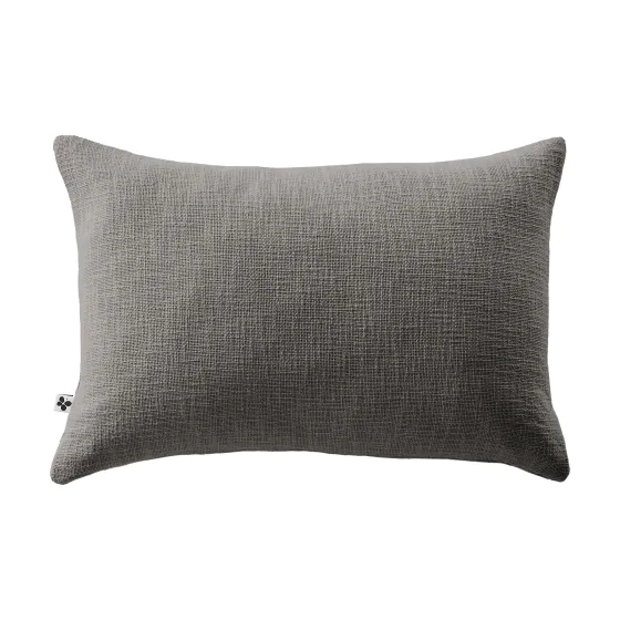 Coussin Déhoussable 40 x 60 cm - 100% coton Sixtine Ardoise