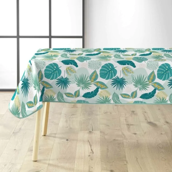 Nappe Rectangulaire 140 x 240 cm PVC Textilia Plantania - Bleu