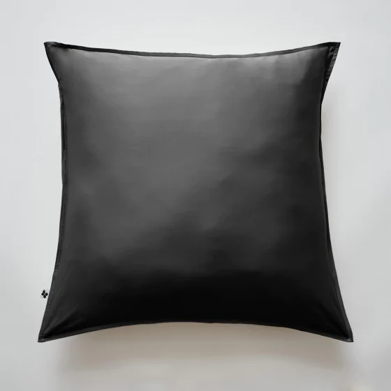 Taie d'oreiller 63 x 63 cm bambou salomé truffe Noir
