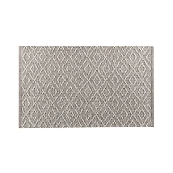 Tapis rectangle 50 x 80 cm coton/polyester tisse dorana Sans